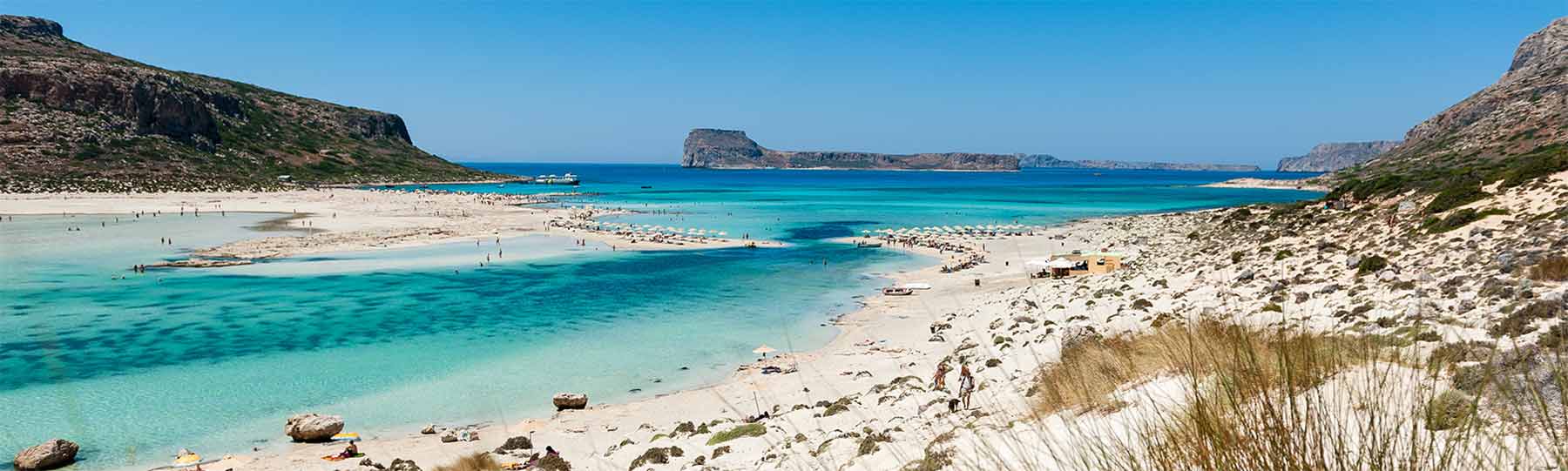 Die blaue Lagune von Balos auf Kreta