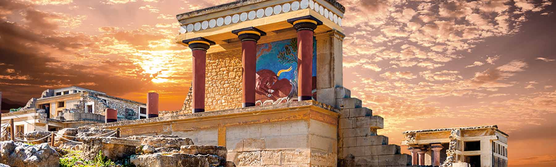Europäisches Kulturerbe der Palast von Knossoss