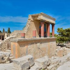 Der Palast von Knossos auf Kreta